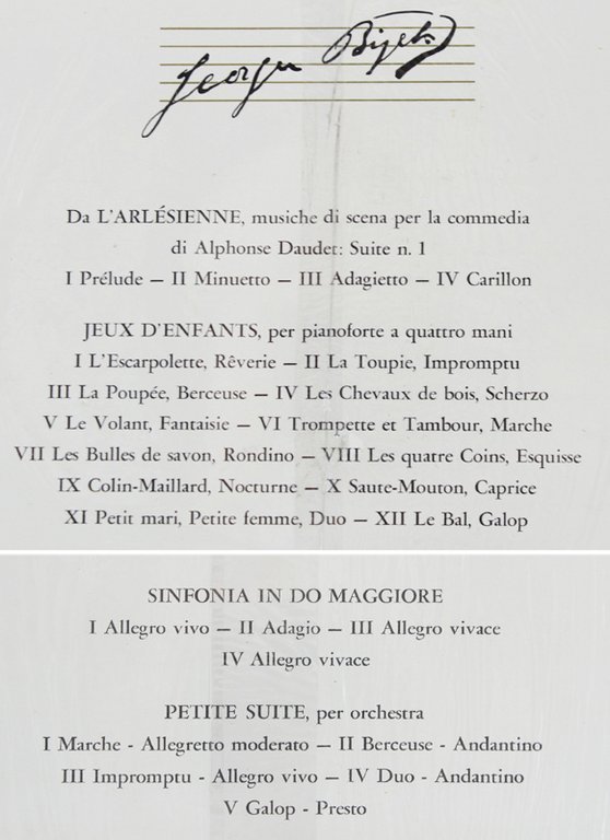 GEORGES BIZET - 2 dischi NUOVI nei fascicoli NUOVI: (Fabbri … | Immagine Gallery 5