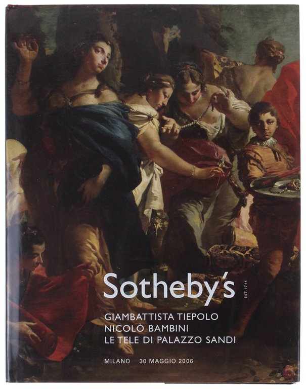 GIAMBATTISTA TIEPOLO - NICOLO' BAMBINI - LE TELE DI PALAZZO …