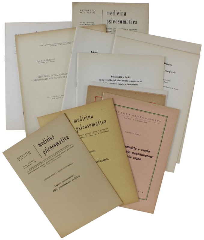 GINECOLOGIA - INFEZIONI PRENATALI: 13 memorie originali 1956-1969.