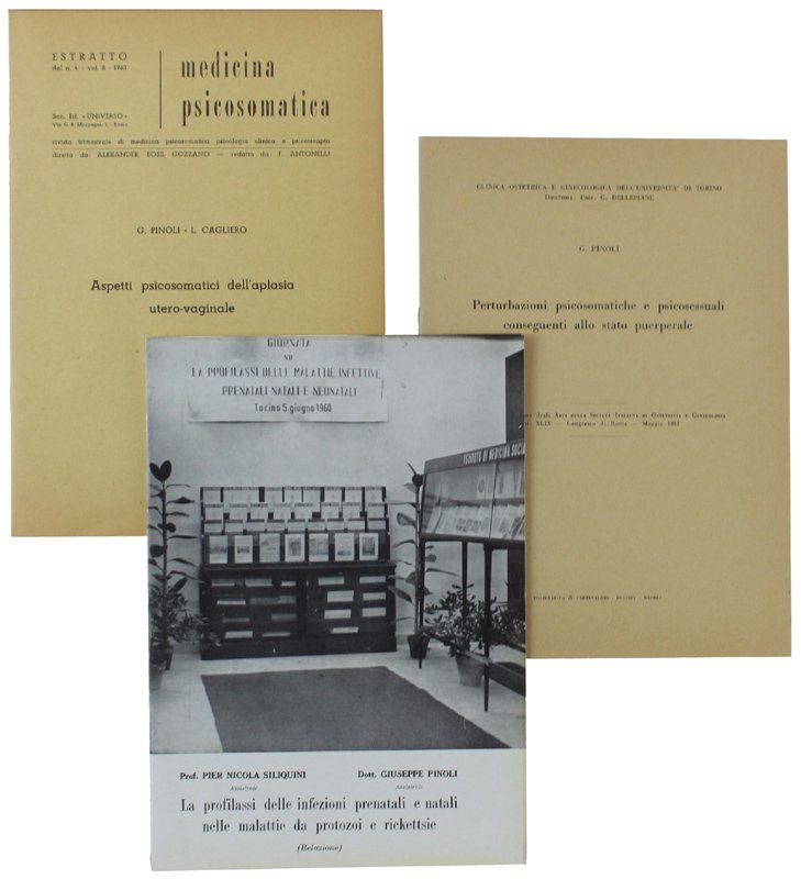 GINECOLOGIA - INFEZIONI PRENATALI: 3 memorie originali 1961-1963.