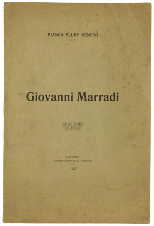 GIOVANNI MARRADI.