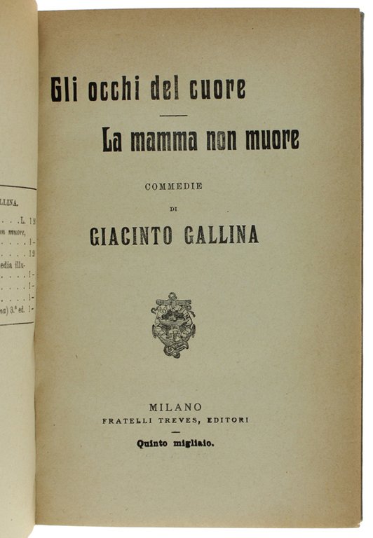 GLI OCCHI DEL CUORE - LA MAMMA NON MUORE Commedie | Immagine Gallery 2