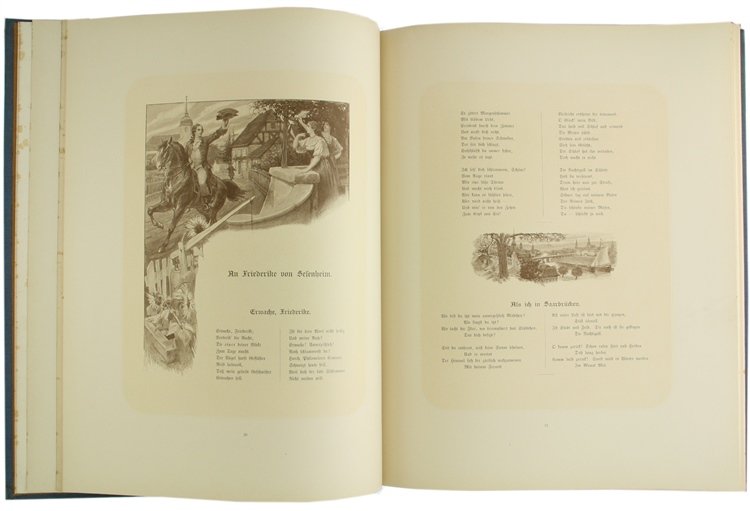 GOETHES GEDICHTE. Ausgewählt von Karl Heinemann. Mit Bildern und Zeichnungen …