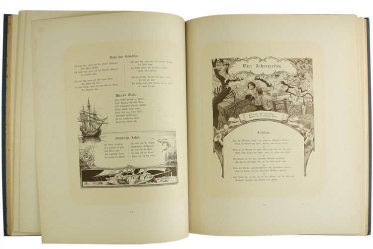 GOETHES GEDICHTE. Ausgewählt von Karl Heinemann. Mit Bildern und Zeichnungen …