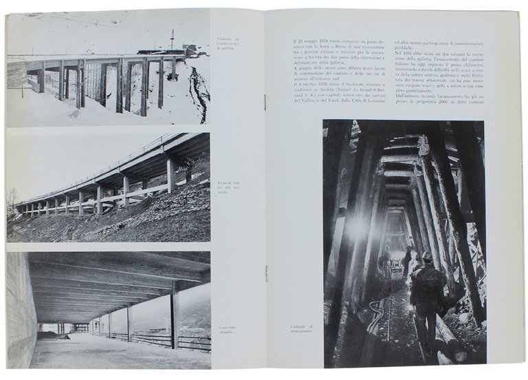 GRAN SAN BERNARDO- Trafori alpini. Estratto dal numero unico "Vallée …