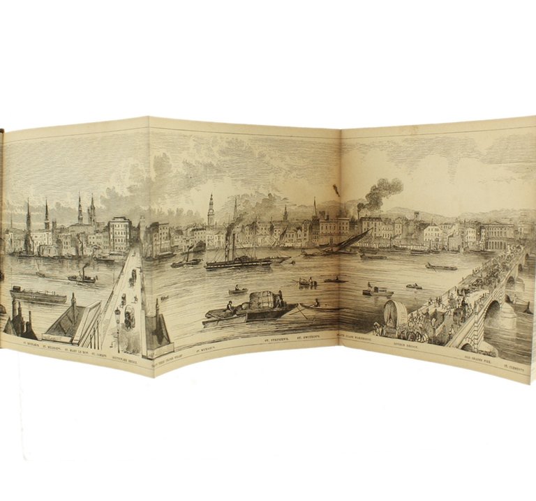 GRAND ARCHITECTURAL PANORAMA OF LONDON FROM THE THAMES EXTENDING NEW …
