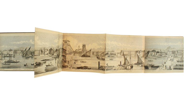 GRAND ARCHITECTURAL PANORAMA OF LONDON FROM THE THAMES EXTENDING NEW …