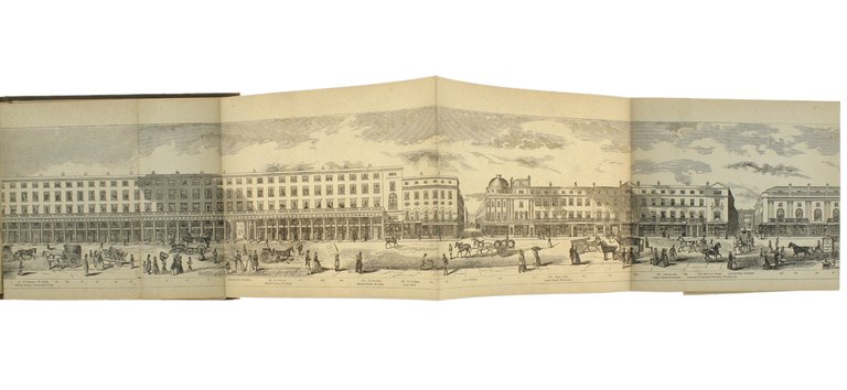 GRAND ARCHITECTURAL PANORAMA OF LONDON REGENT STREET TO WESTMINTESR ABBEY …