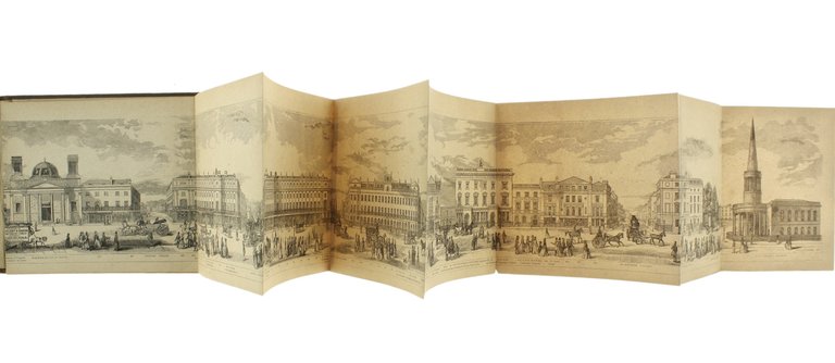 GRAND ARCHITECTURAL PANORAMA OF LONDON REGENT STREET TO WESTMINTESR ABBEY …