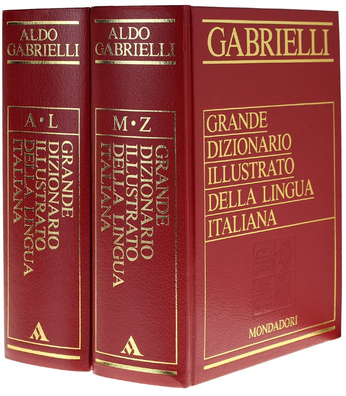 GRANDE DIZIONARIO ILLUSTRATO DELLA LINGUA ITALIANA. [Come nuovo]