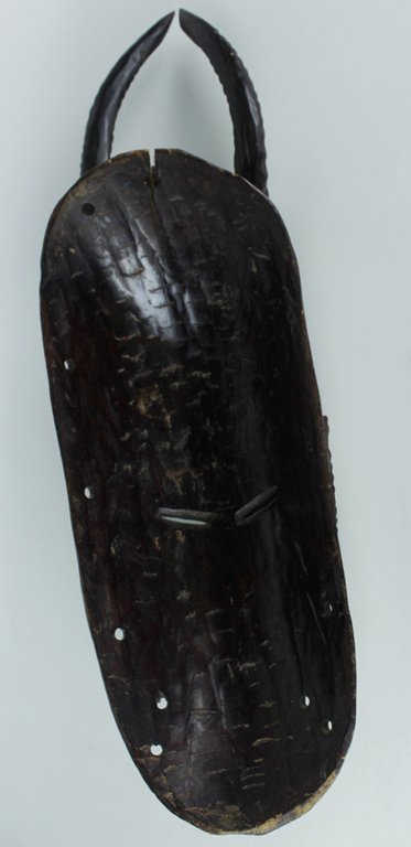 GRANDE MASCHERA AFRICANA, BELLISSIMA, SCOLPITA IN LEGNO e colorata, misura …