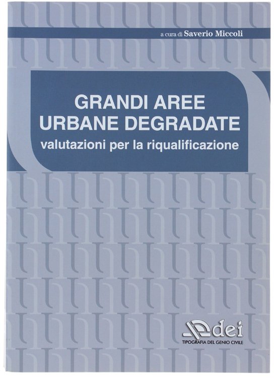 GRANDI AREE URBANE DEGRADATE. Valutazioni per la riqualificazionie.