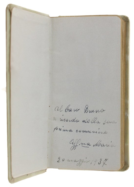 GRAZIOSO VOLUMETTO legatura uso madreperla, libro vintage ricordo della prima …
