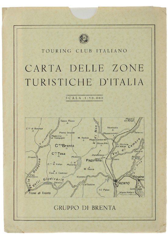GRUPPO DI BRENTA. Carta delle zone turistiche d'Italia - scala …