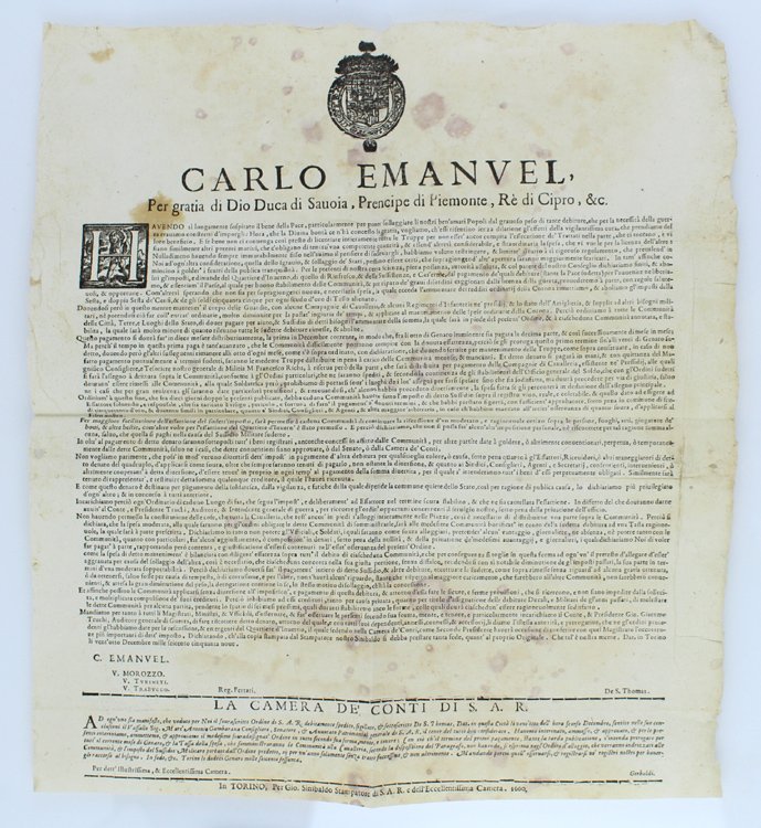 HAVENDO SI' LONGAMENTE SOSPIRATO IL BENE DELLA PACE, PARTICOLARMENTE PER …