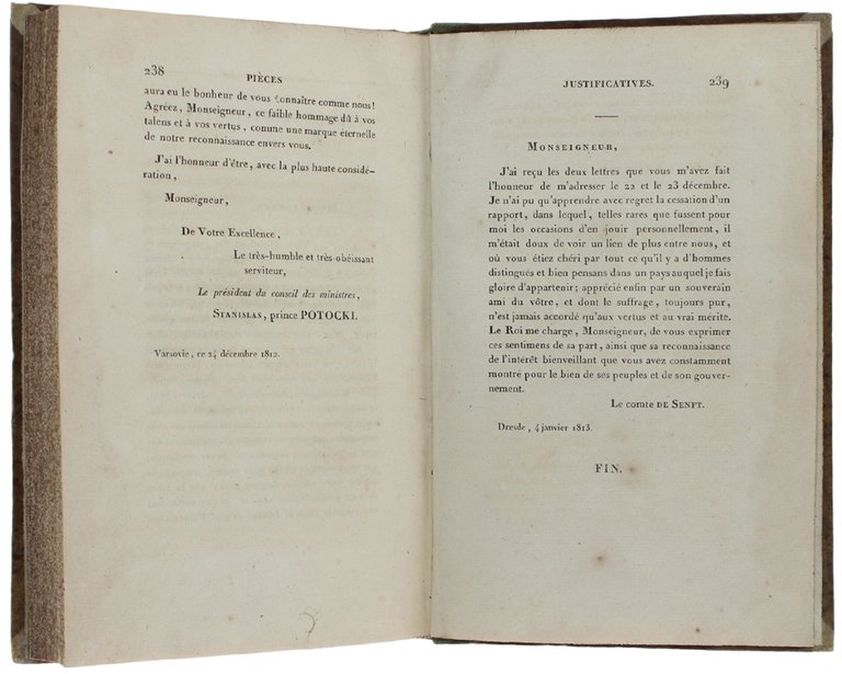 HISTOIRE DE L'AMBASSADE DANS LE GRAND DUCHE' DE VARSOVIE EN …
