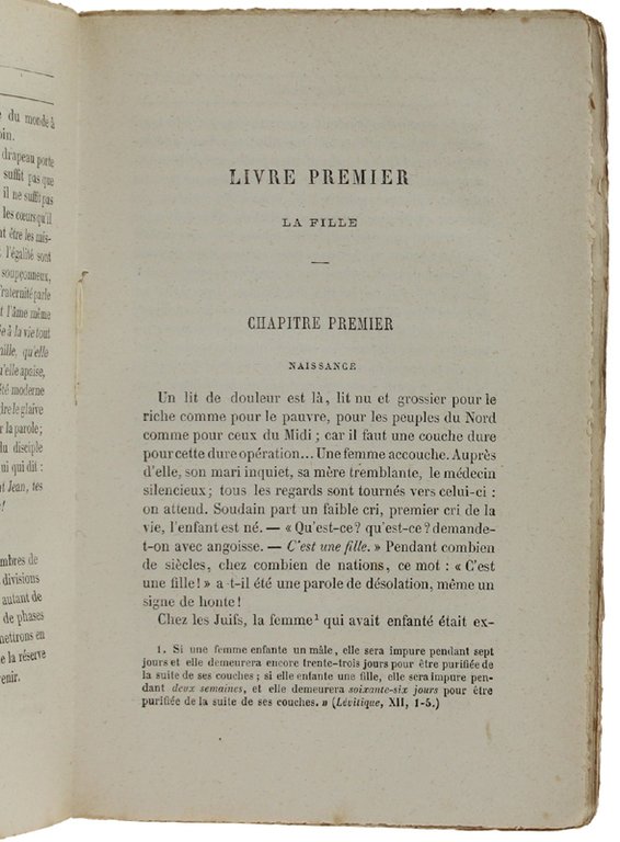 HISTOIRE MORALE DES FEMMES