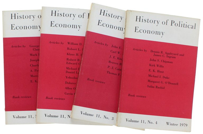 HISTORY OF POLITICAL ECONOMY. Volume 11, 1979. Complete Year: 4 … | Immagine Gallery 2