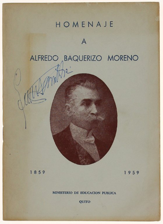 HOMENAJE A ALFRED0 BAQUEREIZO MORENO 1859-1959.