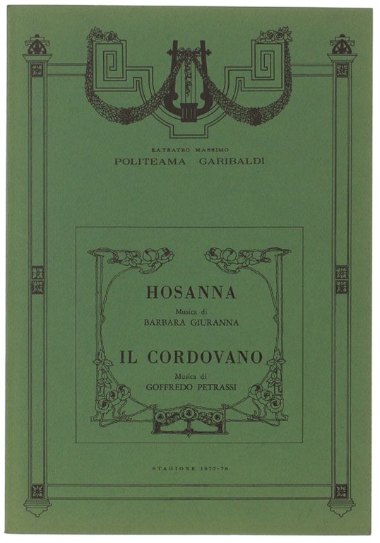 HOSANNA (Barbara Giuranna) - IL CORDOVANO (Goffredo Petrassi)