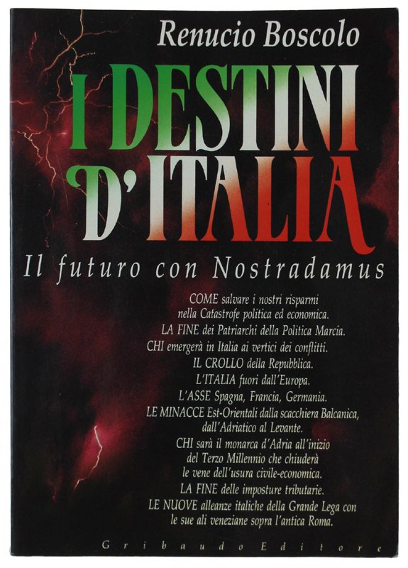 I DESTINI D'ITALIA. Il futuro con Nostradamus. | Immagine principale