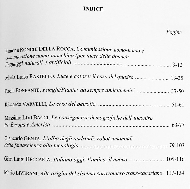 I MERCOLEDI DELL'ACCADEMIA - IX. Quaderni, 11 (2003)