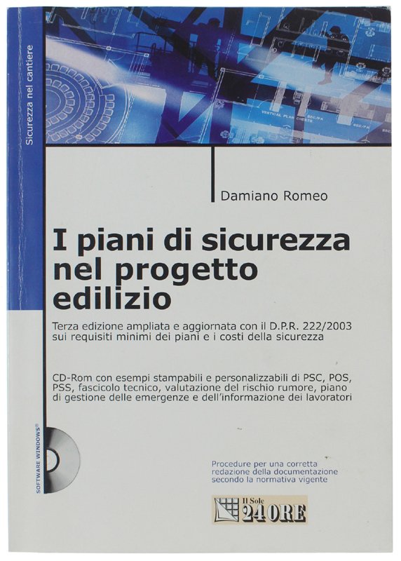 I PIANI DI SICUREZZA NEL PROGETTO EDILIZIO (CD-ROM mancante) | Immagine principale