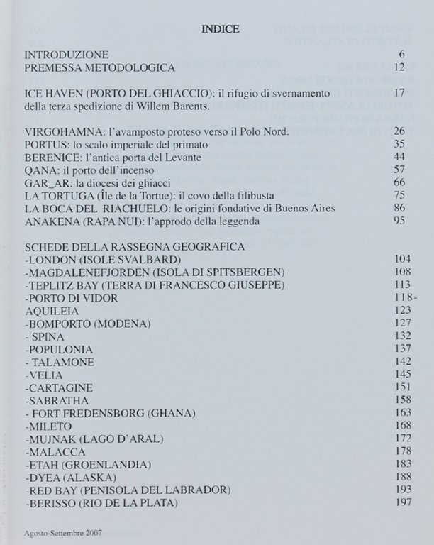 I PORTI SCOMPARSI [come nuovo]