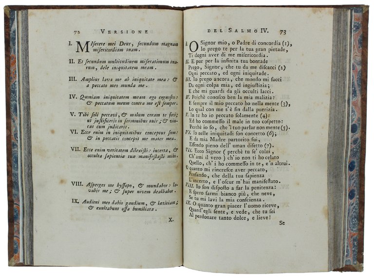 I SETTE SALMI PENITENZIALI trasportati alla volgar poesia da Dante …