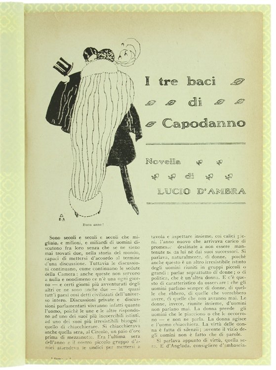 I TRE BACI DI CAPODANNO.