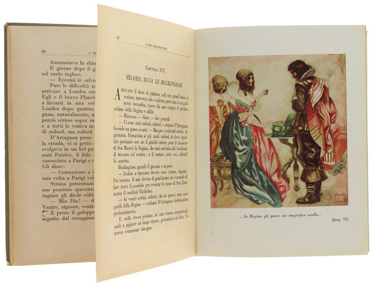 I TRE MOSCHETTIERI. Romanzo di Alessandro Dumas illustrato da Pinochi.