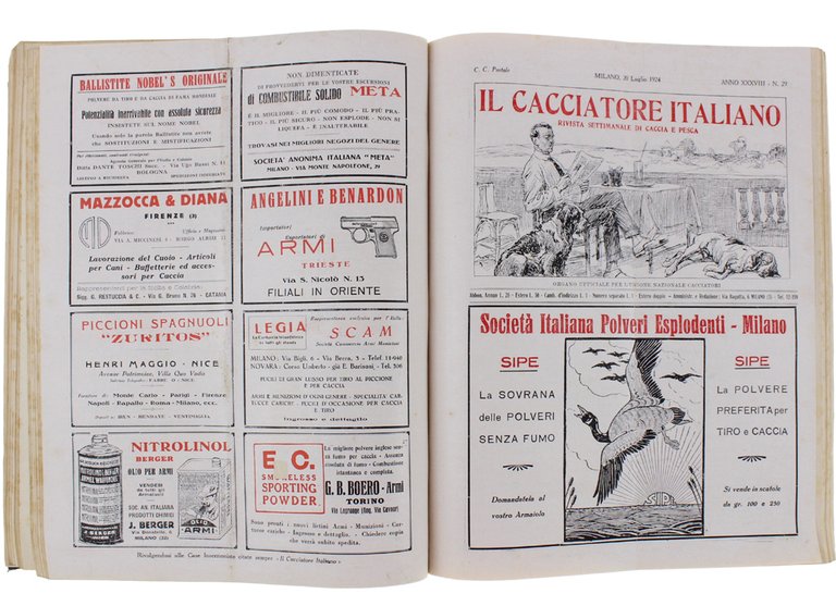 IL CACCIATORE ITALIANO - Annata 1924 completa.