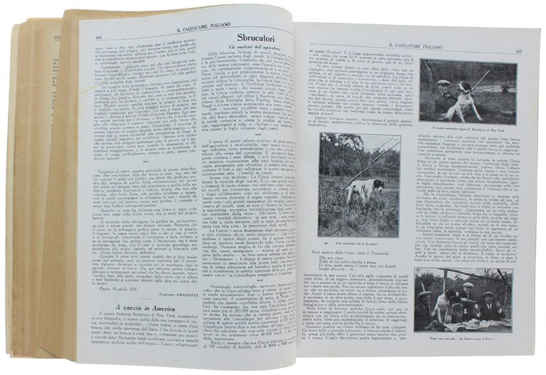 IL CACCIATORE ITALIANO - Annata 1926 completa.