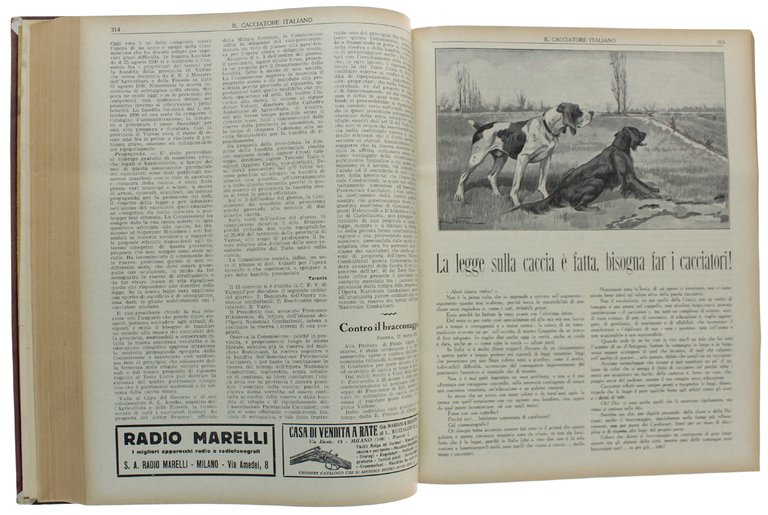 IL CACCIATORE ITALIANO - Annata 1931 completa.