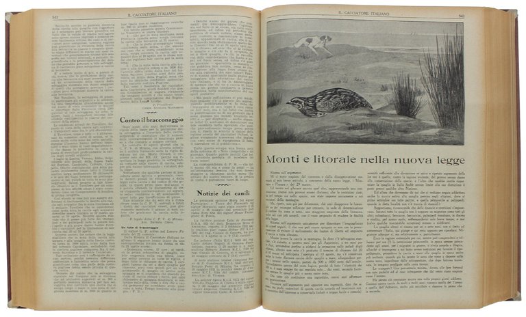 IL CACCIATORE ITALIANO - Annata 1931 completa.