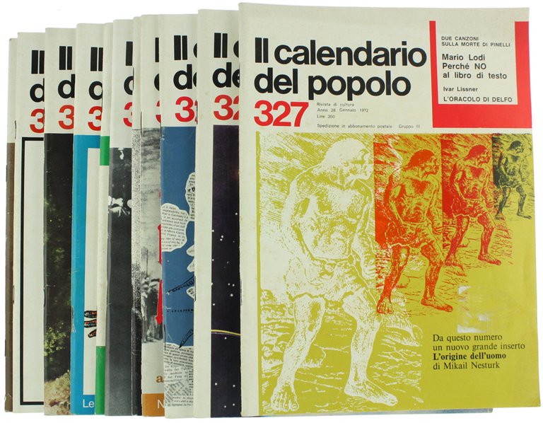 IL CALENDARIO DEL POPOLO. Rivista di Cultura - annata 1972.