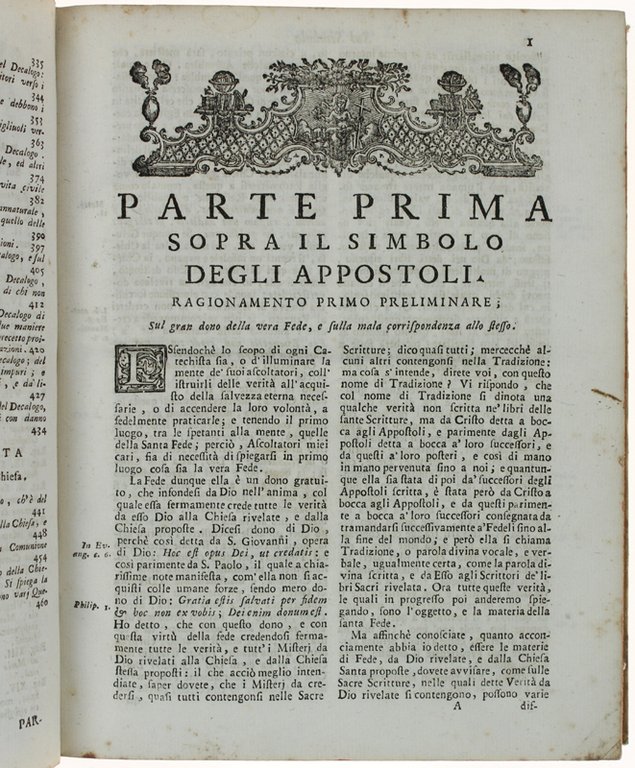 IL CATECHISTA IN PULPITO il quale spiega al popolo fedele …