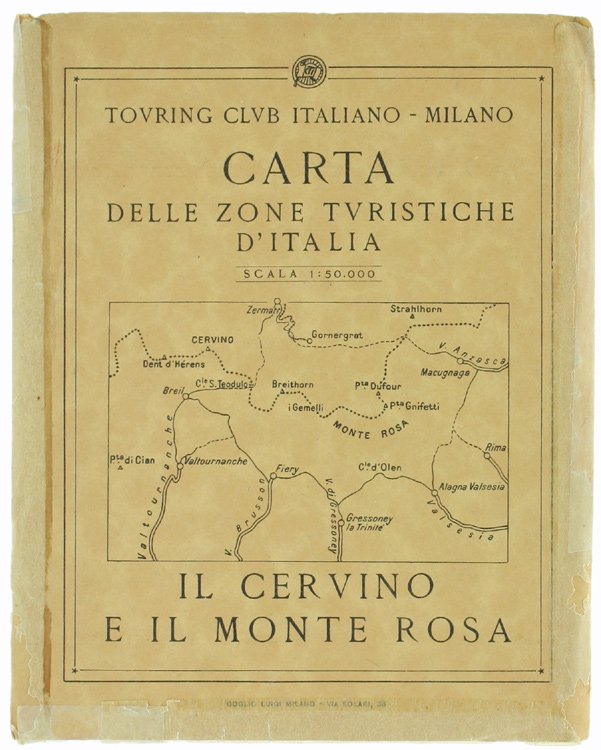 IL CERVINO E IL MONTE ROSA. Carta delle zone turistiche …