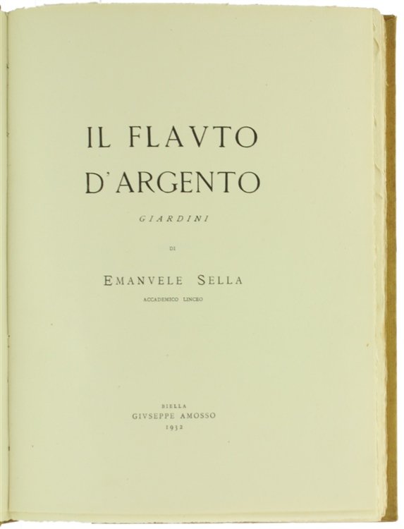 IL FLAUTO D'ARGENTO - Giardini