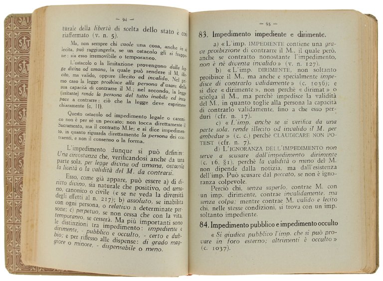 IL MATRIMONIO IN ITALIA secondo il codice di diritto canonico …