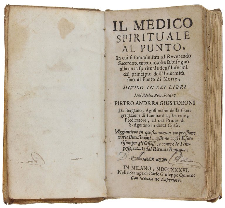 IL MEDICO SPIRITUALE AL PUNTO, in cui si somministra al …