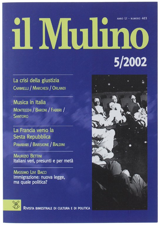 IL MULINO. Anno LI - N. 403 - 5/2002. Rivista …