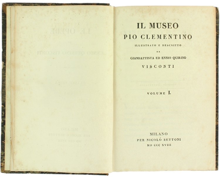 IL MUSEO PIO CLEMENTINO ILLUSTRATO E DESCRITTO