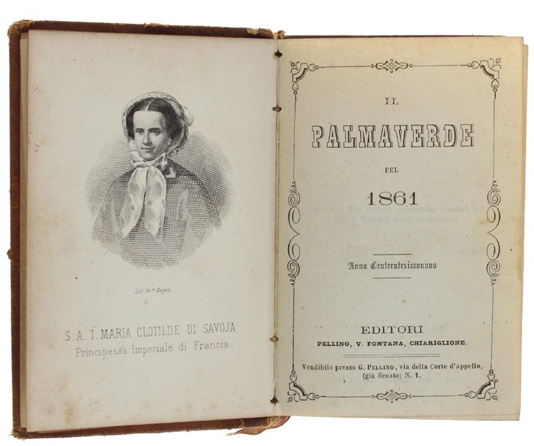 IL PALMAVERDE PEL 1861. Anno Centrentesimonono.