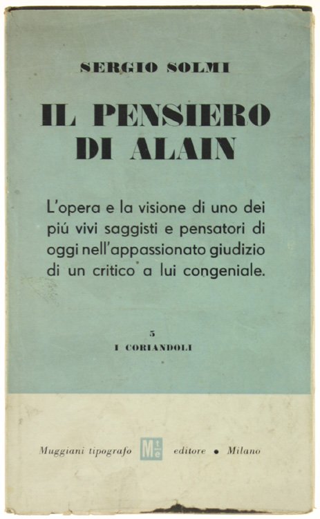 IL PENSIERO DI ALAIN.