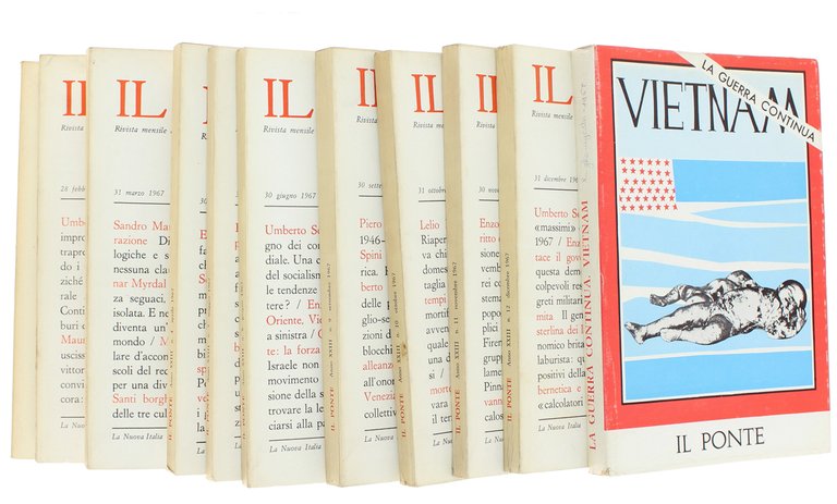 IL PONTE. Annata 1967 completa. Rivista di politica e letteratura …