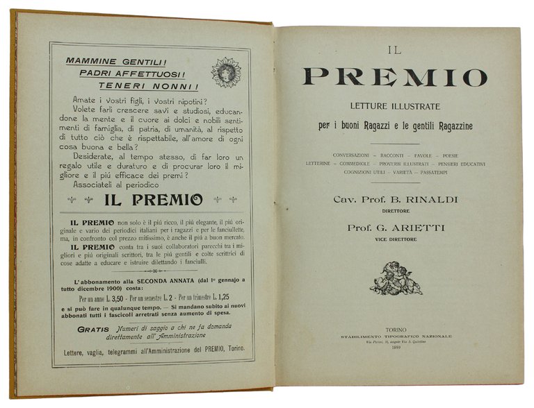 IL PREMIO - Letture illustrate per i buoni ragazzi e …