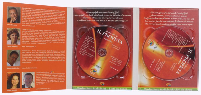 IL PROFETA interpretato da Enzo Decaro. Audiolibro con 2 CD … | Immagine Gallery 2
