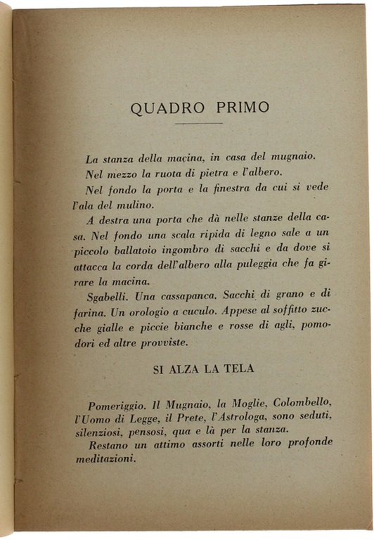 IL RE. Novella in tre quadri di Giovacchino Forzano. LIBRETTO …