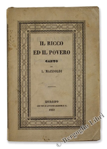 IL RICCO ED IL POVERO. Canto. | Immagine Gallery 2